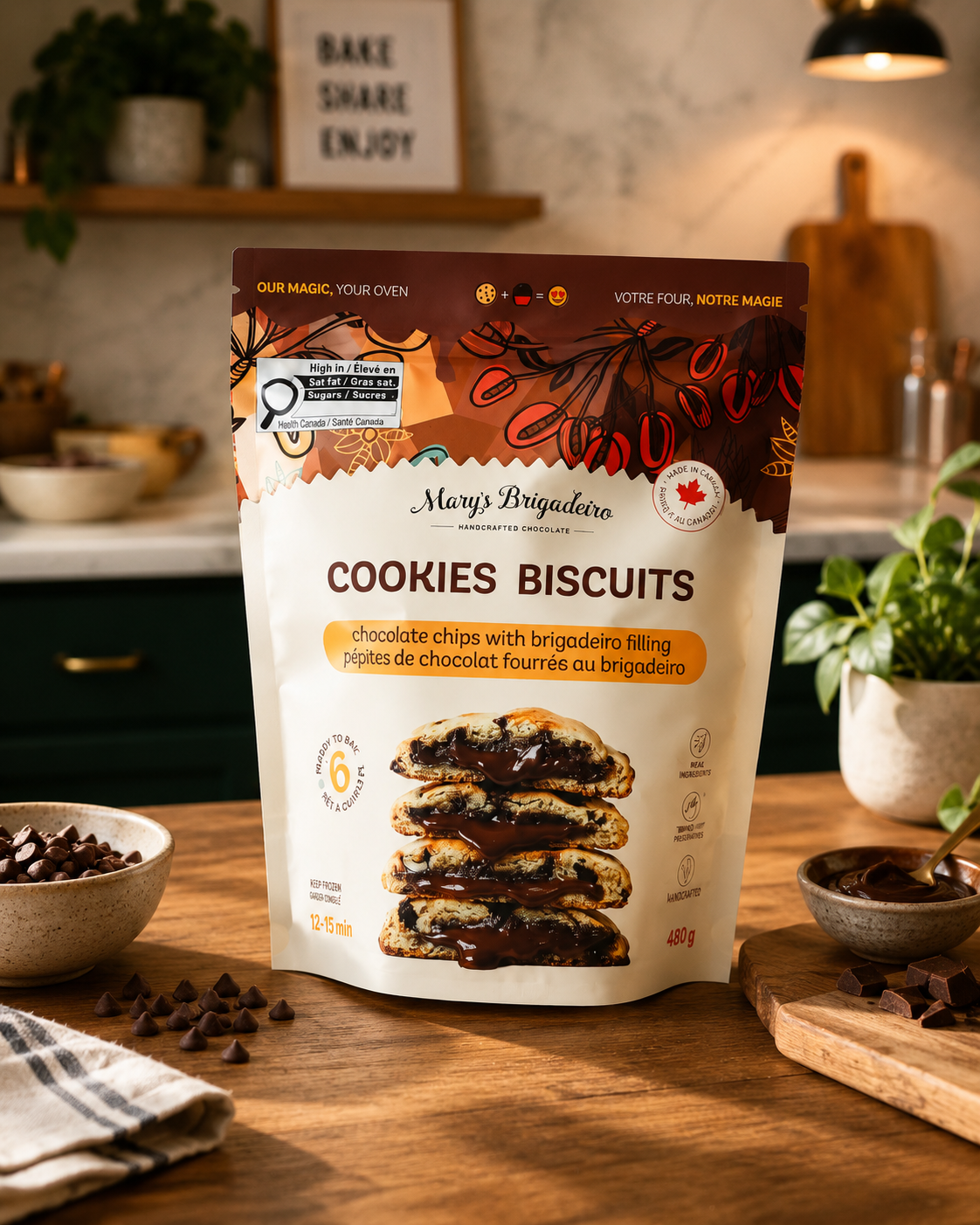 Chocolate Chip Cookie Dough (12 pcs)